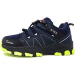 Kastinger Tallu 21060 Chaussures d'extérieur imperméables pour enfant, Bleu marine/citron vert, 28 EU