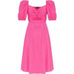Robes de créateur Kate Spade roses à manches courtes midi à manches courtes à col en V Taille 3 XL pour femme 