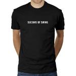 KaterLikoli Sultans of Swing T-shirt pour homme - Noir - 2 mois