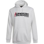 Sweats Kawasaki blancs à capuche Taille XS look casual pour homme 