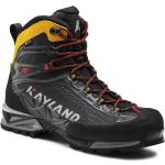 Chaussures de randonnée Kayland jaunes en gore tex légères Pointure 43 look fashion pour homme 
