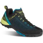 Chaussures de randonnée Kayland bleues en gore tex légères pour homme en promo 