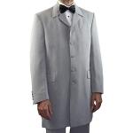 Vestes de costume Kebello grises look fashion pour homme 