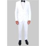 Costumes en lin Kebello blancs Taille XL pour homme 