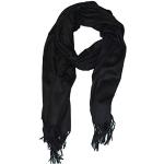Écharpes en laine Kebello noires Tailles uniques look fashion pour femme 