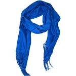 Écharpes en laine Kebello bleues Tailles uniques look fashion pour femme 