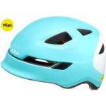 Ked casque velo pop mips ice blue blanc