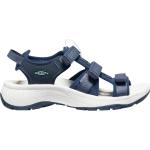 Sandales compensées Keen bleues en caoutchouc à bouts ouverts Pointure 39,5 look sportif pour femme 