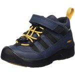 Chaussures de randonnée Keen bleues en caoutchouc à motif fleurs imperméables à boucles Pointure 25 look fashion pour enfant 