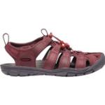 KEEN Sandale randonnée Clearwater Cnx Leather W Wine/red Dahlia Femme Rouge "9.5" 2022