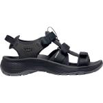 Sandales compensées Keen noires en caoutchouc à bouts ouverts Pointure 37,5 look sportif pour femme 