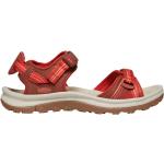 Sandales de marche Keen rouges en caoutchouc à bouts ouverts Pointure 41 pour femme 