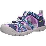 Chaussures de sport Keen violettes en caoutchouc à lacets Pointure 29 look fashion pour garçon en promo 