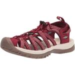 Chaussures de randonnée Keen rouges en caoutchouc lavable en machine Pointure 38,5 look fashion pour femme en promo 