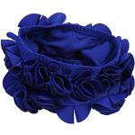 Bonnets de bain bleus à motif fleurs look fashion pour femme 