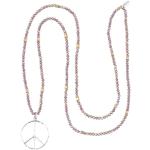 Pendentifs perle Kelitch violets en cristal à perles classiques pour femme 