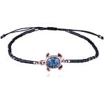 Bracelets de perles Kelitch argentés à perles à motif tortues look fashion 