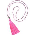 Pendentifs perle Kelitch rose bonbon en cristal à perles à motif Bouddha look fashion pour femme 