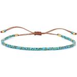 Bracelets Kelitch bleus à perles fantaisie fait main style bohème 