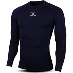 KELME T- Shirt Thermique pour Adulte L/S Homme, Bleu foncé, XL