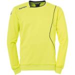 Sweatshirts Kempa jaunes en polyester enfant look sportif en promo 