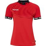T-shirts de handball Kempa rouges respirants à manches courtes Taille XL look fashion pour femme 