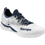 Chaussures de salle Kempa blanches en fil filet look fashion 