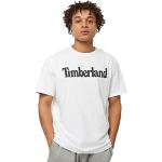 T-shirts Timberland blancs à manches courtes à manches courtes Taille M look fashion pour homme en promo 