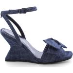 Sandales compensées Kennel + Schmenger bleu indigo Pointure 40 look fashion pour femme 