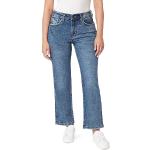 kensie Jeans pour femme taille haute jambe droite entrejambe 68,6 cm, tailles 0-16, Melboune avec destruction, 40