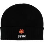 Chapeaux de créateur Kenzo noirs à motif fleurs Tailles uniques pour femme 