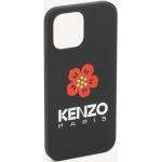 Coques & housses iPhone de créateur Kenzo noires à motif fleurs 