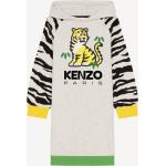 Robes imprimées grises à motif tigres Taille 4 ans look sportif pour fille de la boutique en ligne Kenzo 