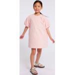 Robes à manches courtes rose pastel en coton à motif fleurs Taille 12 ans pour fille de la boutique en ligne Kenzo 