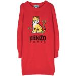 Robes longues Kenzo rouges en viscose à motif tigres de créateur Taille 6 ans pour fille de la boutique en ligne Miinto.fr avec livraison gratuite 