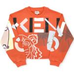 Sweatshirts Kenzo orange à motif tigres de créateur Taille 10 ans look fashion pour fille de la boutique en ligne Miinto.fr avec livraison gratuite 