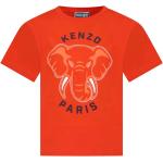 T-shirts à col rond Kenzo orange à logo à motif éléphants de créateur Taille 6 ans pour fille de la boutique en ligne Miinto.fr avec livraison gratuite 