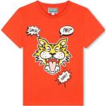 T-shirts Kenzo rouges à motif tigres de créateur Taille 10 ans classiques pour fille de la boutique en ligne Miinto.fr 