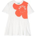 Robes Kenzo Kids blanches Taille 8 ans pour fille de la boutique en ligne Farfetch.com 