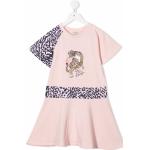 Robes à manches courtes Kenzo Kids roses à effet léopard en polaire à motif tigres Taille 10 ans pour fille en promo de la boutique en ligne Farfetch.com 