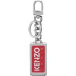 Porte-clés de créateur Kenzo Logo rouges en résine 