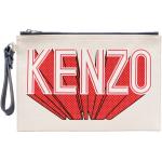 Minaudières de créateur Kenzo Logo multicolores en toile pour femme 