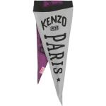 Foulards en soie de créateur Kenzo Logo violets Tailles uniques pour homme en promo 