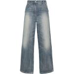 Jeans taille basse de créateur Kenzo bleus en denim délavés W25 L28 classiques pour femme 
