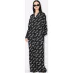 Pyjamas de créateur Kenzo noirs all Over en viscose Taille L look asiatique pour femme 