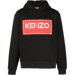 Sweats de créateur Kenzo Logo noirs seconde main à manches longues classiques pour homme 