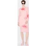 Robes d'été de créateur Kenzo rose bonbon all over midi Taille XXS pour femme 