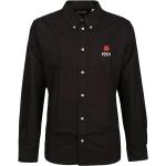 Chemises de créateur Kenzo noires à motif fleurs Taille XXL look casual 