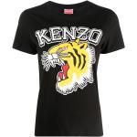 Kenzo t-shirt Tiger Varsity en coton - Noir