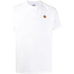 T-shirts de créateur Kenzo blancs à motif tigres à manches courtes à manches courtes Taille L look fashion pour homme 